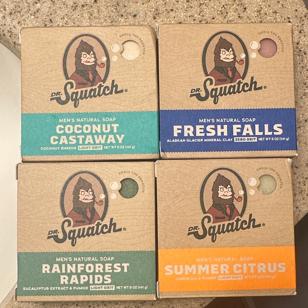 Dr. Squatch Men's Natural Soap Variety Pack